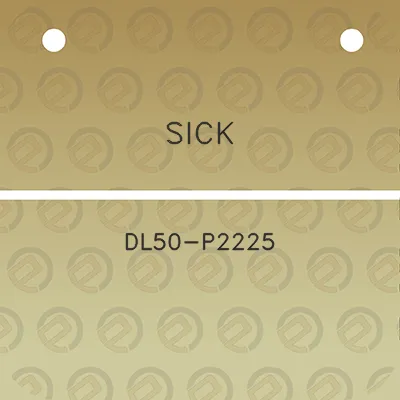 sick-dl50-p2225