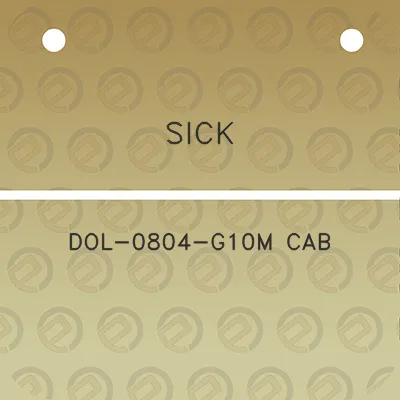 sick-dol-0804-g10m-cab