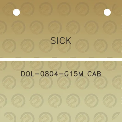 sick-dol-0804-g15m-cab