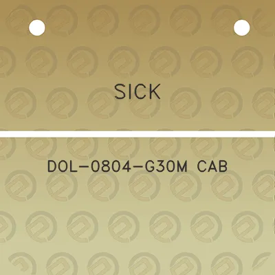 sick-dol-0804-g30m-cab