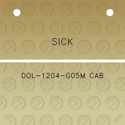 sick-dol-1204-g05m-cab