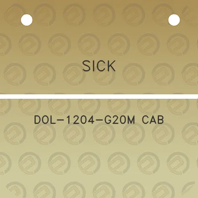 sick-dol-1204-g20m-cab