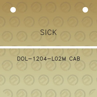 sick-dol-1204-l02m-cab