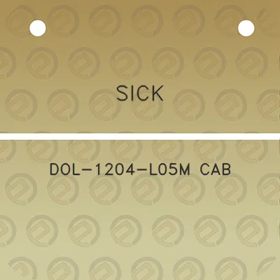 sick-dol-1204-l05m-cab