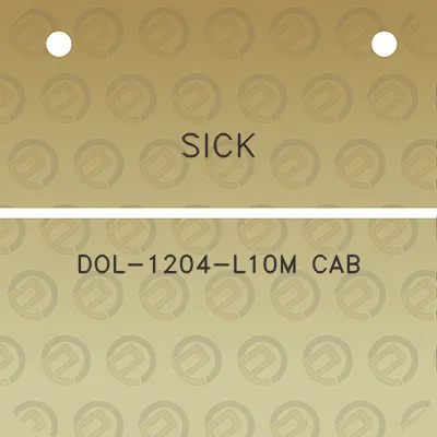 sick-dol-1204-l10m-cab