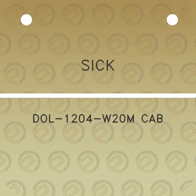 sick-dol-1204-w20m-cab