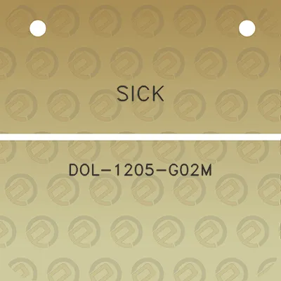 sick-dol-1205-g02m