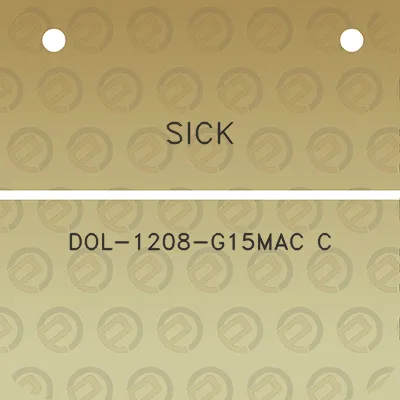 sick-dol-1208-g15mac-c