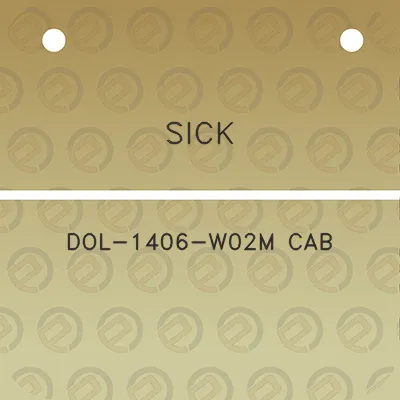 sick-dol-1406-w02m-cab