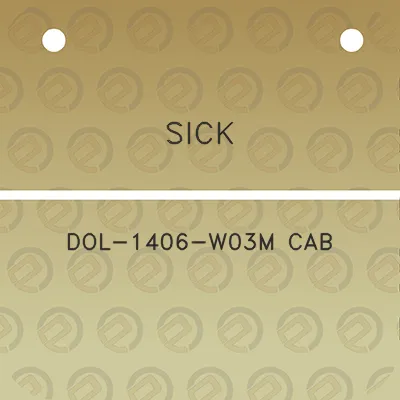 sick-dol-1406-w03m-cab