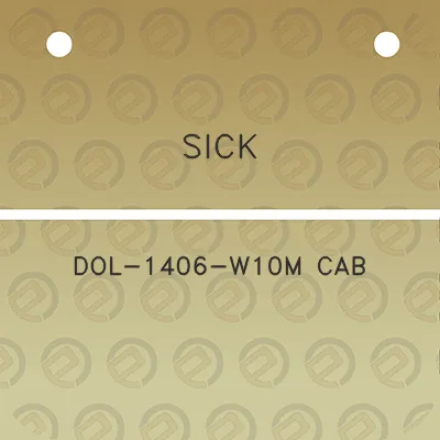 sick-dol-1406-w10m-cab