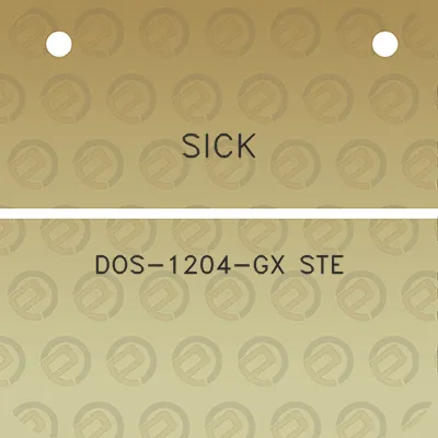 sick-dos-1204-gx-ste