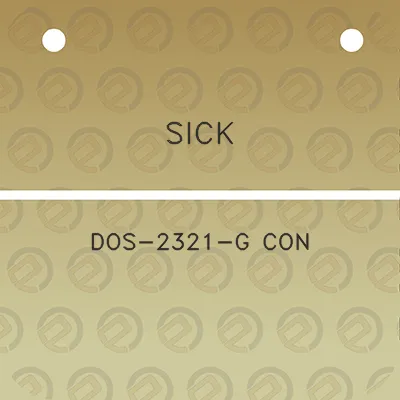 sick-dos-2321-g-con