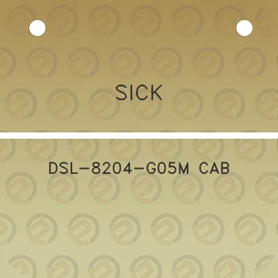 sick-dsl-8204-g05m-cab