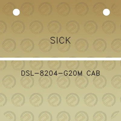 sick-dsl-8204-g20m-cab