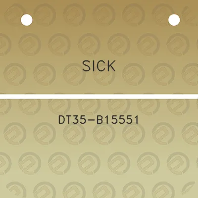 sick-dt35-b15551