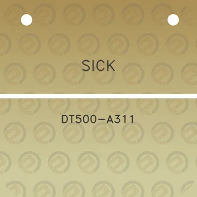 sick-dt500-a311