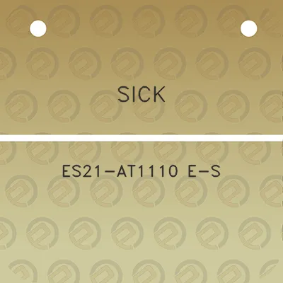 sick-es21-at1110-e-s