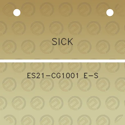 sick-es21-cg1001-e-s