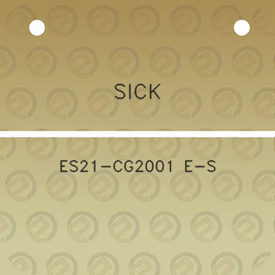 sick-es21-cg2001-e-s