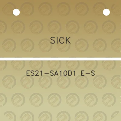 sick-es21-sa10d1-e-s