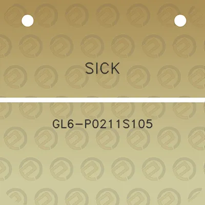 sick-gl6-p0211s105