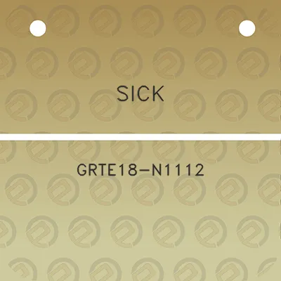 sick-grte18-n1112