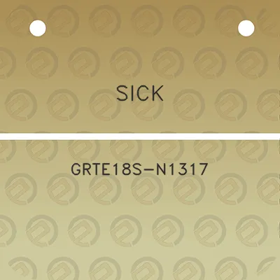 sick-grte18s-n1317