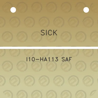 sick-i10-ha113-saf