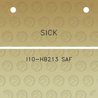 sick-i10-hb213-saf