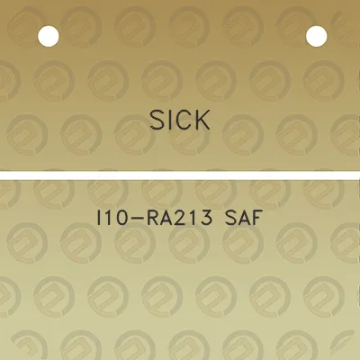 sick-i10-ra213-saf