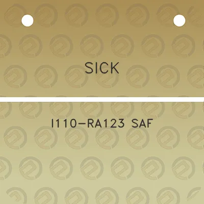 sick-i110-ra123-saf