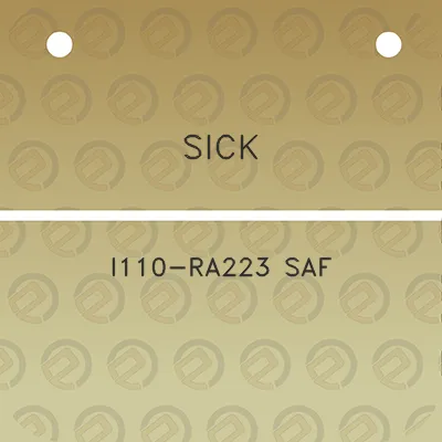 sick-i110-ra223-saf