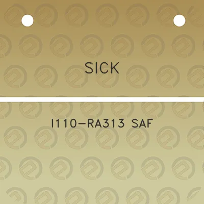 sick-i110-ra313-saf