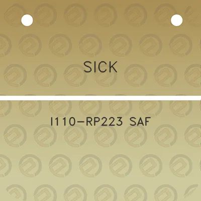 sick-i110-rp223-saf