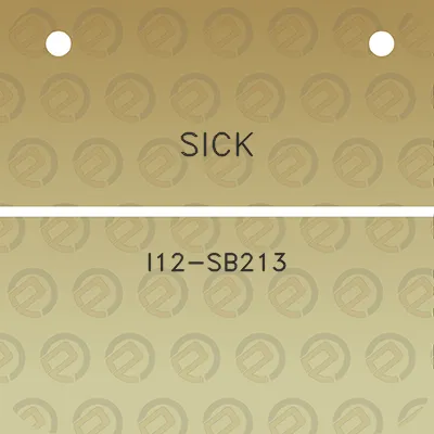 sick-i12-sb213