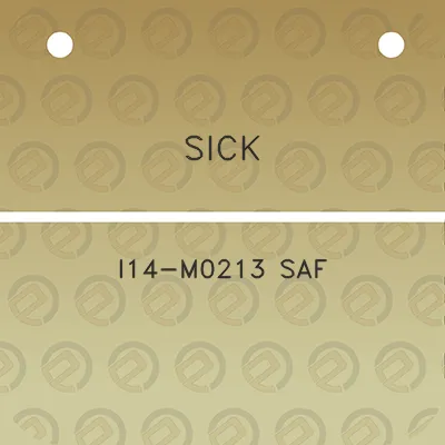 sick-i14-m0213-saf