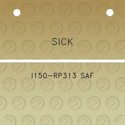 sick-i150-rp313-saf