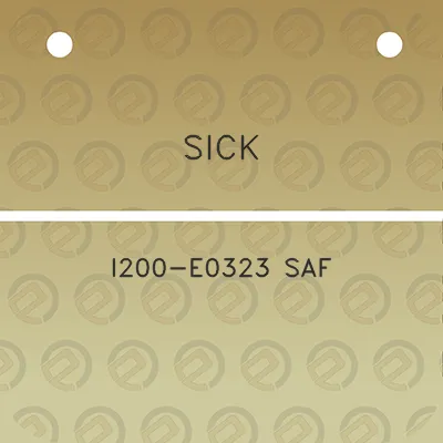 sick-i200-e0323-saf