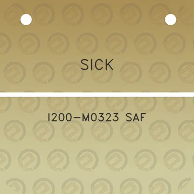 sick-i200-m0323-saf