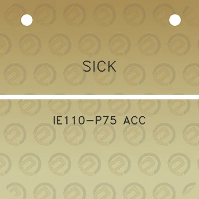 sick-ie110-p75-acc