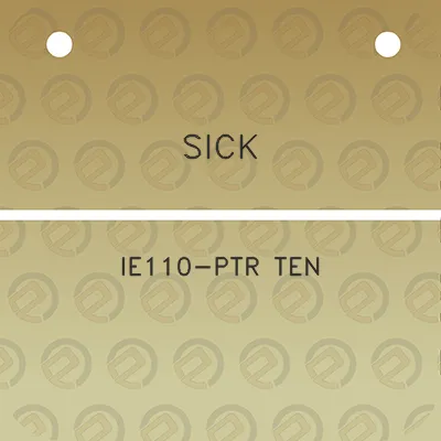 sick-ie110-ptr-ten