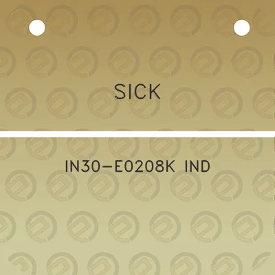 sick-in30-e0208k-ind