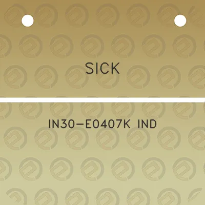 sick-in30-e0407k-ind