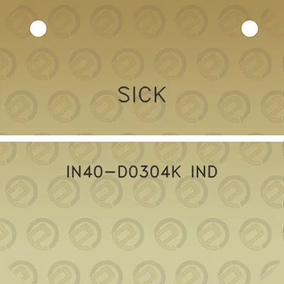 sick-in40-d0304k-ind