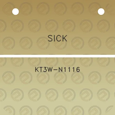 sick-kt3w-n1116