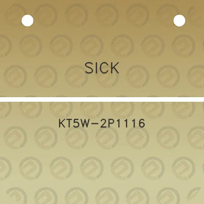 sick-kt5w-2p1116