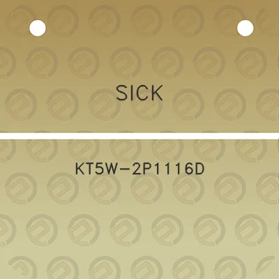 sick-kt5w-2p1116d