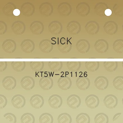 sick-kt5w-2p1126