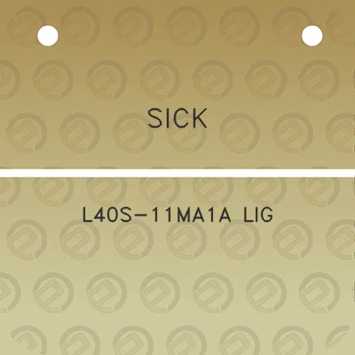 sick-l40s-11ma1a-lig